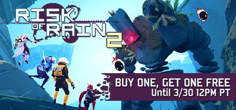 Risk of Rain 2 box art for Playstation 4